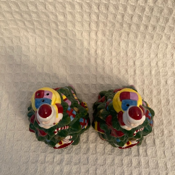 Spode 2005 Christmas Tree Salt And Pepper Shakers Never Used - Picture 5 of 6